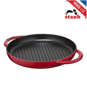 [스타우브]퓨어 그릴팬 무쇠 주물 26cm 체리 (ST203006)