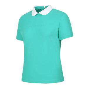 테일러메이드 여성 로고 카라 반팔 티셔츠