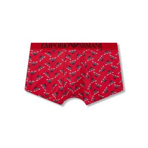 [엠포리오 아르마니 언더웨어]남성 로고 밴딩 패턴드 폴리 드로즈 팬티 (0815112047)