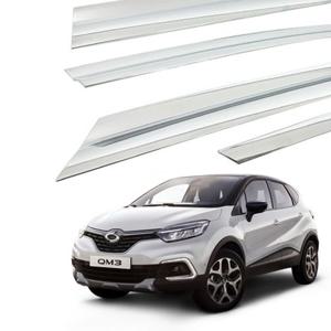 QM3 크롬 썬바이저 차량용 윈도우 창문 진흥 4P