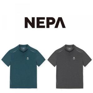 [네파] 남성 피크 스트레치 아이스 반팔 집업티셔츠 7K35416