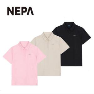 [네파] 여성 아이스테크쉘 우븐 반팔 카라 티셔츠 7L45231