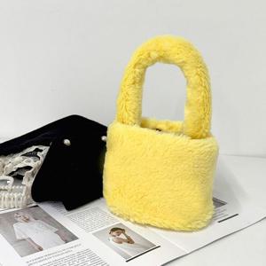 여성 양털 토트백 여행 미니 20대 30대 가방 핸드백