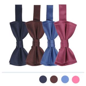 도트 체크 컬러 보타이