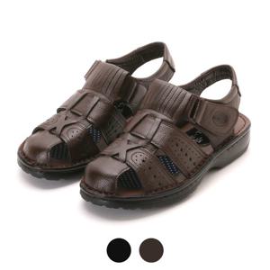 [파파브로] 탄탄한 소가죽 남성 샌들 WW-SE-GLOBALS-125