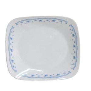 코렐 모닝블루 사각접시 중 23cm 1P 요리 플레이팅