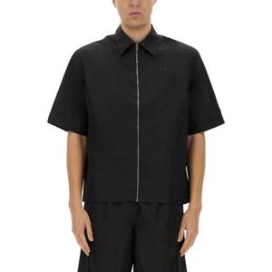 지방시 남성 블랙 반팔 셔츠 BM615315L8_001