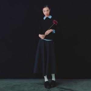 [린(의류)]칼리버 버튼 스커트(LCSKOL0100)