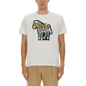 PS 바이 폴스미스 남성 화이트 반팔 티셔츠 M2R011RTP5256_01