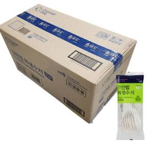 야유회 박스판매 크린랩 위생수저 일회용 수저 10px10개