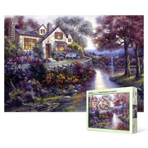 아트박스/퍼즐사랑 300피스 직소퍼즐 / 맑은 냇가의 방갈로
