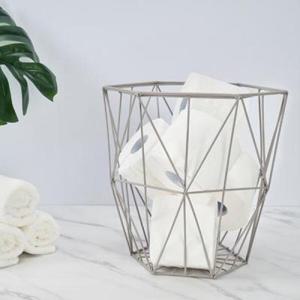 아트박스/아도라하우스 다용도 육각형 철제 바스켓 바구니