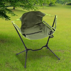 아트박스/위드마켓 캠프존 접이식 스윙 캠핑의자(카키)