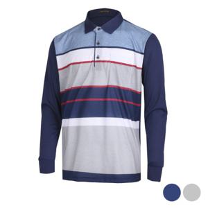 [파파브로]산뜻배색 스트라이프 카라티 MB-KAA-559,60