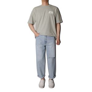 [리빌모아]남자 루즈핏 라운드 반팔 티셔츠 KSM-TSH-SA0322004-