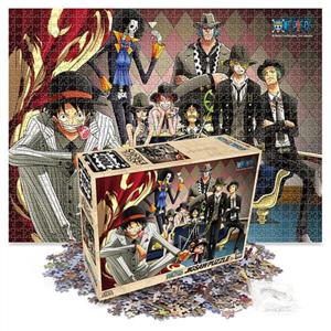 아트박스/학산문화사 직소퍼즐 애니 원피스 루피패밀리 1000피스