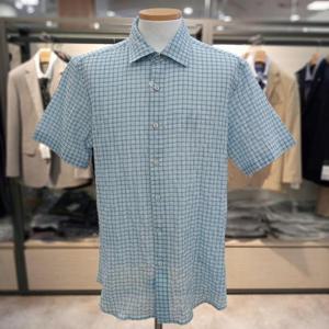 트레몰로 HC10 체크 반팔 면남방 TRNNS5M2271