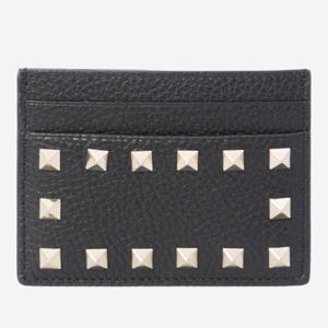 발렌티노 블랙 가죽 카드 지갑 7W2P0486VSH 0NO