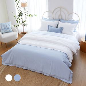 로라애슐리 플랫 60수 고밀도 면 모달 간절기 차렵이불 퀸 (Q)