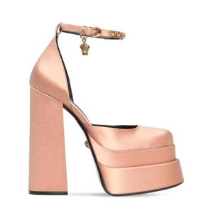 25 FW 베르사체 여성 155mm 플랫폼 새틴 펌프스 75I WTY006 TP717680396