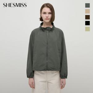 [쉬즈미스] 하이넥 스트링 집업 점퍼_SWWJPP32010