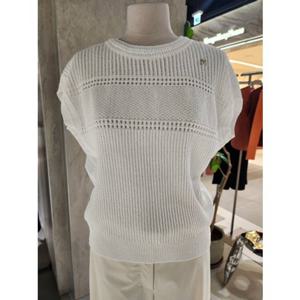 [ZOOC] 백 우븐 블록 니트 탑 (Z252KSK025)