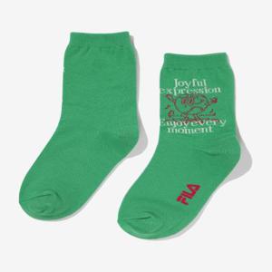 [휠라]아티스트 이진 캐릭터 중목양말 (FS3SCF5361X_AGR)