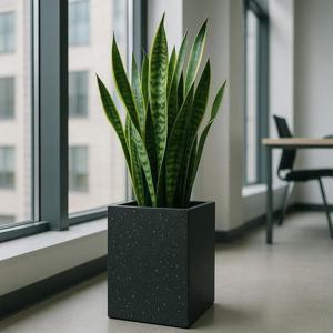 모던 시멘트 대형 사각 27x27x40cm 화분