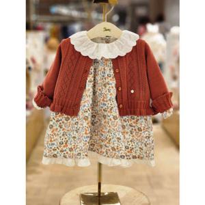 [에뜨와HB]2025년신상품 레일린CDG SET OPS 07S524004 원피스 유아의류 신생 백일선물 돌선물