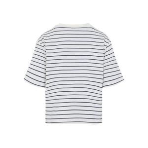 미우미우 반팔 티셔츠 MJN569SOOO17UY F04QA CACAO BLU BIANCO