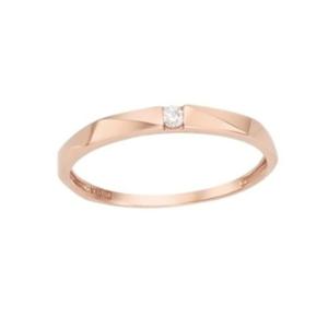 [로이드] 사선 포인트 L.Castle 골드 여성 반지 커플링 LRW18006T