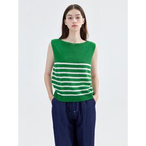 마린 스트라이프 민소매 니트 KOKTP504 (3colors)