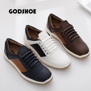 갓슈 스텝레더 가죽스니커즈