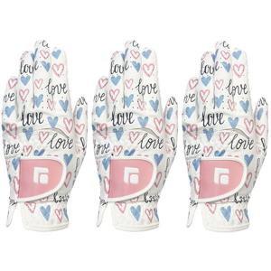 인콘트로 여성용 슈퍼 컨시드 왼손착용 골프장갑 3P