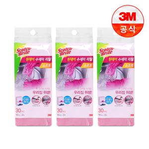 [3M]일회용 원데이 수세미 소프트 리필90입(일반세척용)