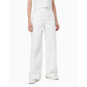 [캘빈클라인 진]여성 로우라이즈 배기 아이보리 CK AOP 데님(47D710G)