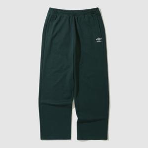 엄브로바지 LQC UP323CFP92-DGN 에센셜 루즈 스트레이트 팬츠 / DARK GREEN