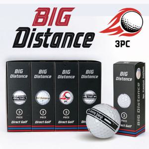 빅 디스턴스 에이밍트랙 3피스 골프공 1다즌 12구 비거리 필드 골프볼 퍼팅라인