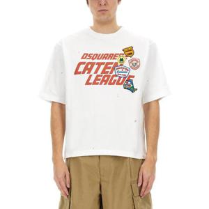 디스퀘어드2 반팔 티셔츠 S74GD1383 S24583100 WHITE