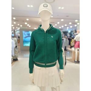 [파리게이츠] 25FW가을 여성 린넨 혼방 미니 후드 가디건 (521E3SD104)