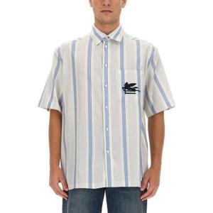 에트로 반팔 셔츠 1K94B 31040250 Blue