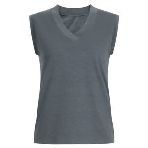 샵앤) 국산 여성 넓은 V넥 무지 민소매 티셔츠 DAI-WSH-20769-차콜