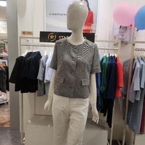 꼼빠니아 HC28 트위드자켓 Cafu5wjk250