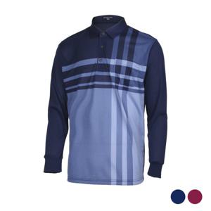 [파파브로]격자 스트라이프 긴팔 카라티 MB-KAA-256,7