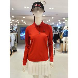 [파리게이츠] 25FW가을 여성 하트 포인트 카라 티셔츠 (521E3TO201)