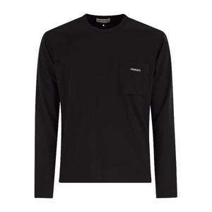 프리미아타 롱 슬리브 코튼 저지 티셔츠 PA1029 BLACK