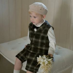 [밍크뮤]GR 샤를뮤체크3PCS상하복 35C1161101 35C11-611-01 출산백일돌선물