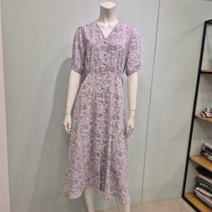 아니베에프 세이브존01 V넥 오픈형 A라인 원피스 A54WOP500