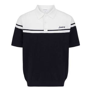 [파리게이츠] (511E3SWJ22)남성 잭바니 투톤 배색 와플 조직 니트