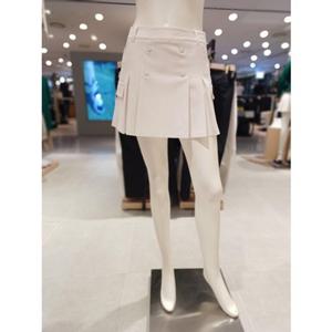 [파리게이츠] 25FW가을 여성 카고 디테일 플리츠 스커트 (521E3PC202WH)